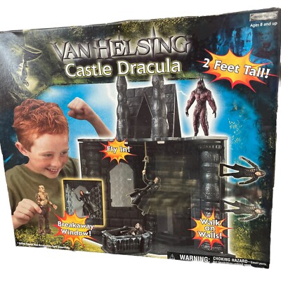 Van Helsing CASTLE DRACULA Playset Monster Slayer 2 Feet Tall 2004 SEALED BOX