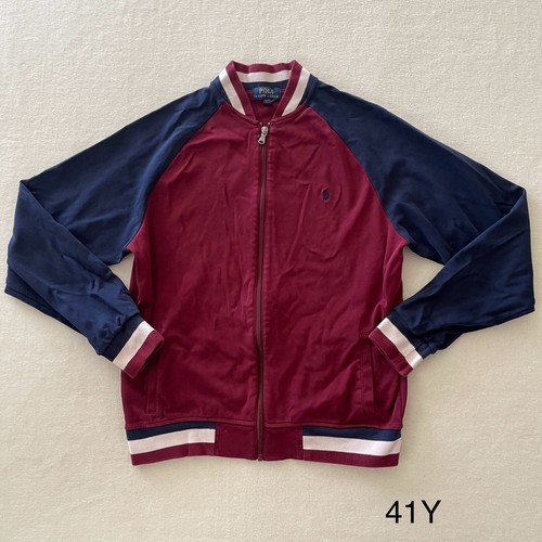 Polo Ralph Lauren 赤 ジャケット 160 Polo Ralph Lauren - Polo Ball Satin Rally Jacket - Red