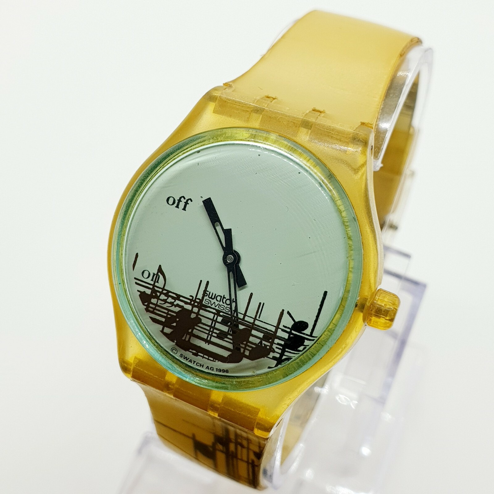 1996 Vintage Musicall Swatch Watch, Rare Musical Swiss Made Swatch Watch 90s 1996 Vintage Musicall Swatch Watch, Rare Musical Swiss Made Swatch Watch 90s