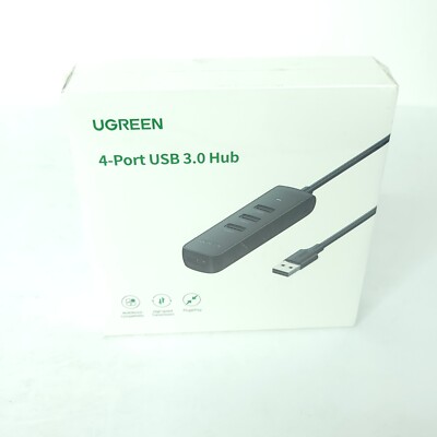 UGREEN 4-Port USB 3.0 HUB High Speed Plug And Play New Sealed