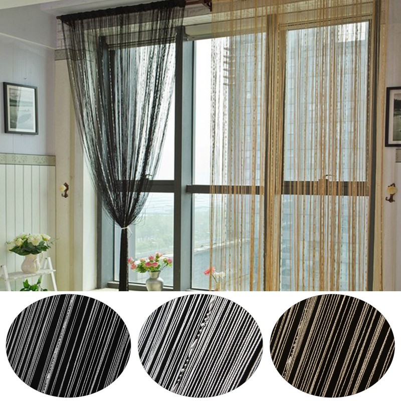 String Curtains Patio Net Fringe For Door Fly Screen Windows Cut