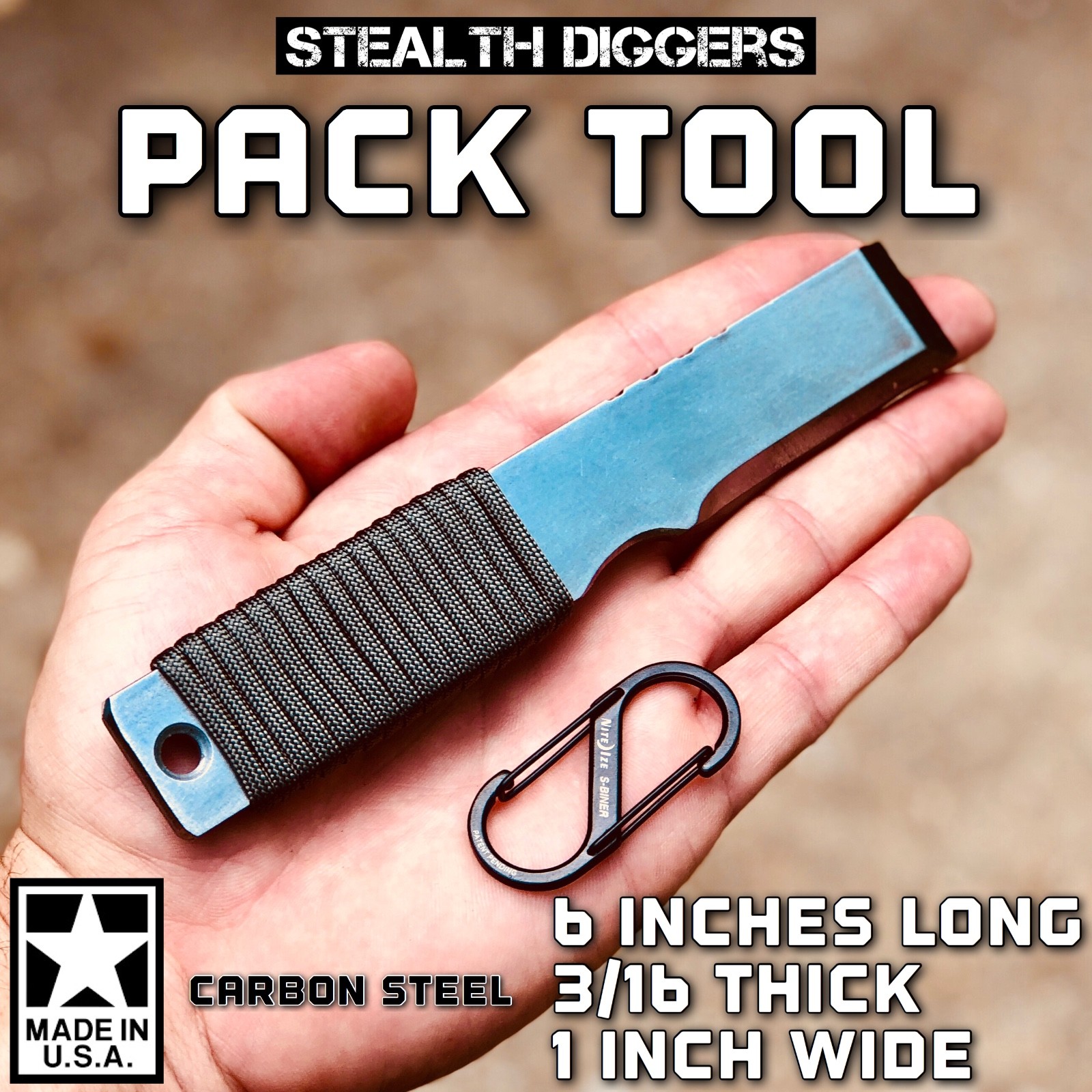 Stealth Diggers Shack pack tool accessory bundle deal - Hat pack tool stickers