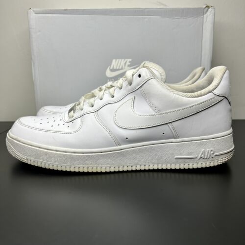 Size 12 - Nike Air Force 1 Low '07 White 883412740975| eBay