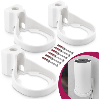 Wall bracket suitable for TP-Link Deco M4 Mesh WLAN router with cable management