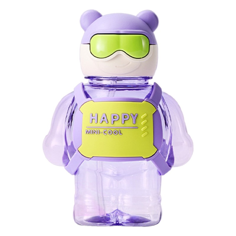 Water Bottle for Kids Cute Bear 800ml Kids Leak Proof Water Bottle for School