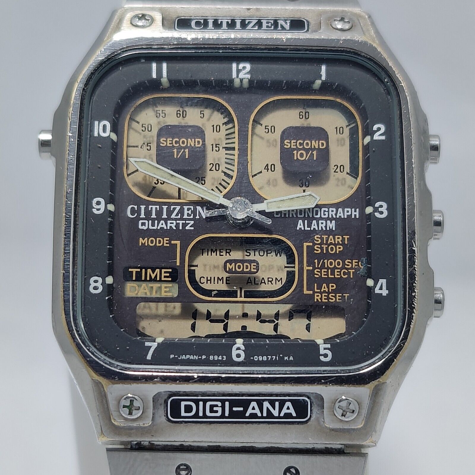 Vintage Citizen 8943 Jet Boy Robot face Digi-Ana 30-0217 Vintage Citizen 8943 Jet Boy Robot face Digi-Ana 30-0217