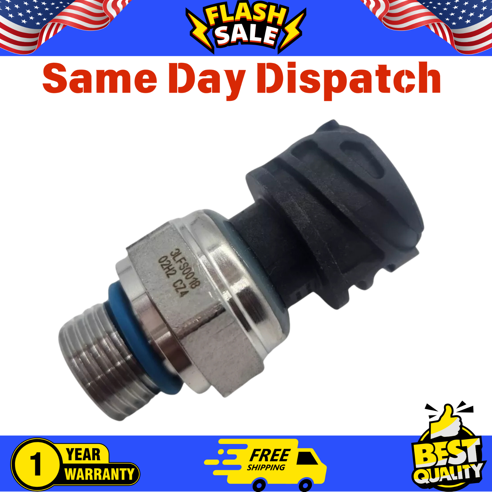 Volvo D13 Oil & Fuel Pressure Sensor 22899626 21634021 | OEM