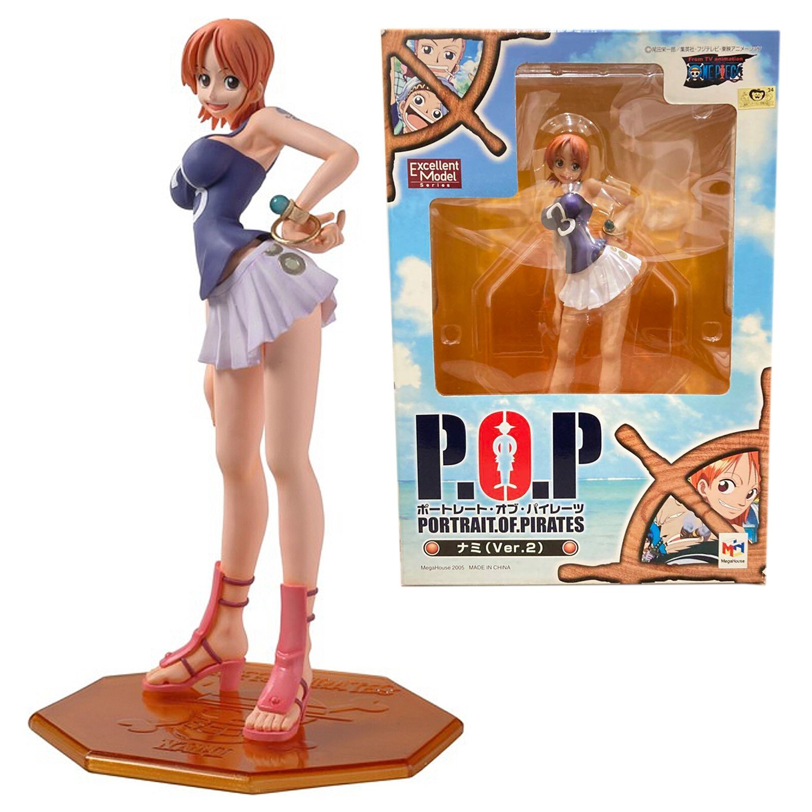 MegaHouse P.O.P Portrait Of Pirates ONE PIECE Series Nami MegaHouse P.O.P Portrait Of Pirates ONE PIECE Series Nami