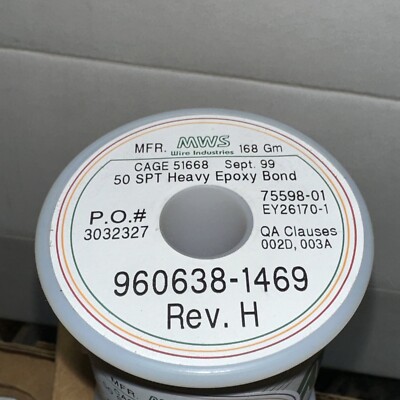50 Gauge Coil Winding/magnet Wire 50spt+heavy Epoxy Bond MWS Wire 168 Gram Roll