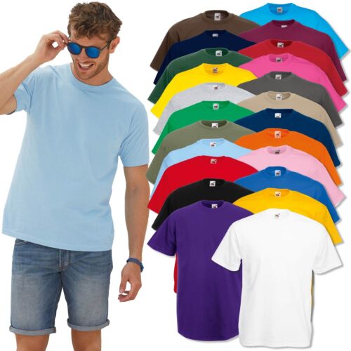 5er/10er Fruit of the Loom T-Shirt Herren Shirts Valueweight Sets Tshirt S - XXL