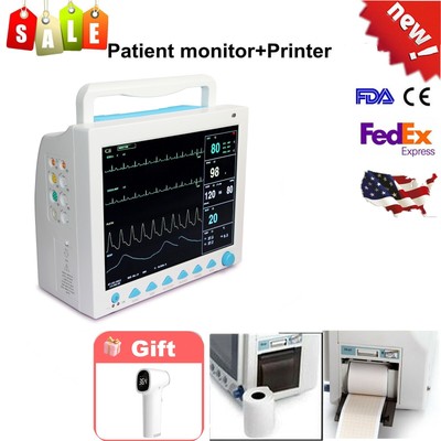 CMS8000 with Printer Patient Monitor ICU CCU6 parameter Vital Signs Monitor