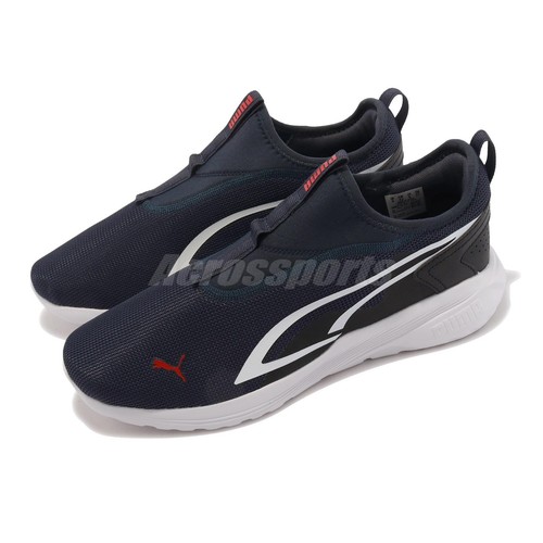 

Puma All-Day Active SlipOn Navy White Мужские повседневные кроссовки унисекс Lifestyle 386478-04, Серый, All-day Active Slipon