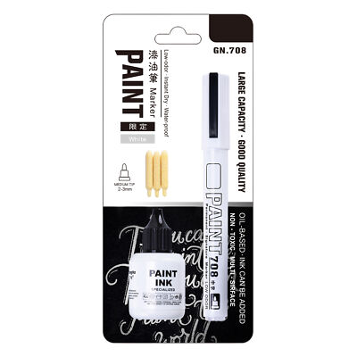 Chrome Paint High Gloss Reflective Mirror Paint Pen Metal Chrome Touch