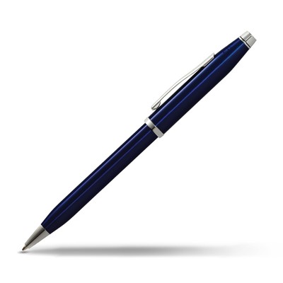 Cross Century II Translucent Blue Ballpoint Pen Gift Boxed Reliable Writing Tool