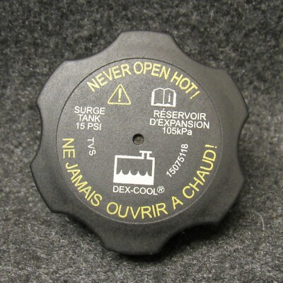 2005-2009 Chevrolet Equinox Engine Coolant Reservoir Cap Lid 15075118 OEM 55004