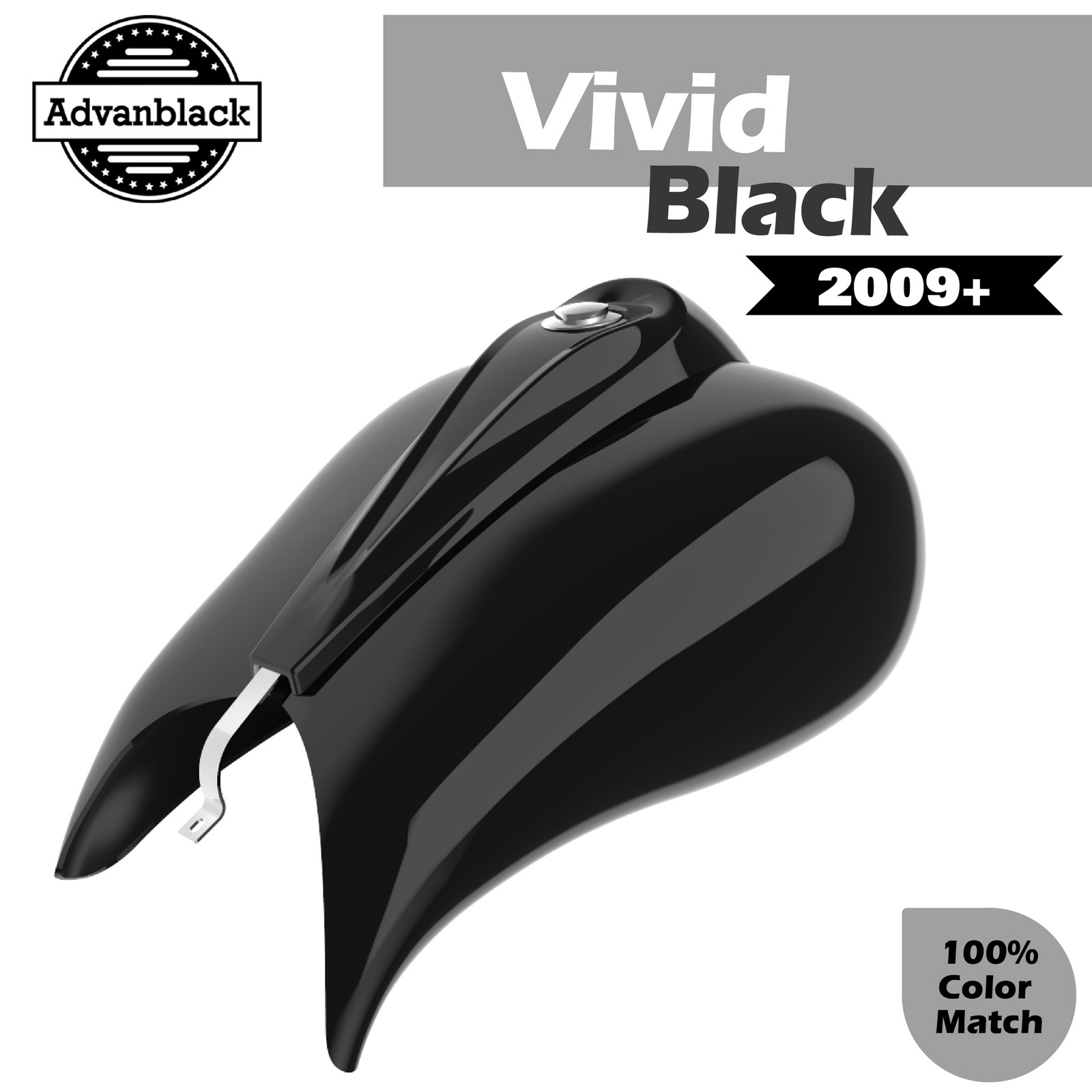 Harley-Davidson タンク 黒 チェック柄 2015-2021 OEM Harley-Davidson Road Glide Touring Gas Tank