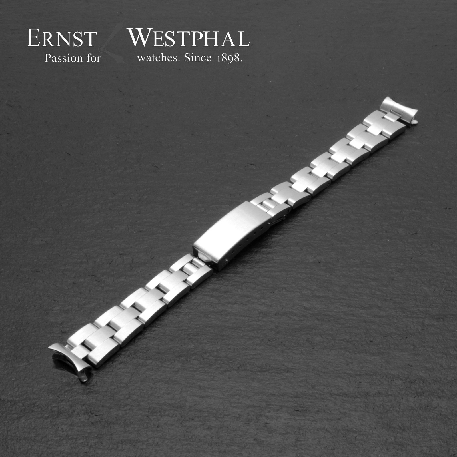 Bracelet, Jubile style, steel, concealed clasp, 20 mm, compatible