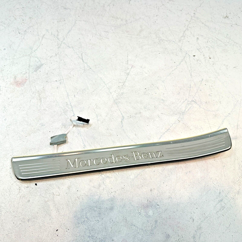 Rear Left Door Sill Scuff Plate Trim Mercedes W222 S550 2014-2017 OEM
