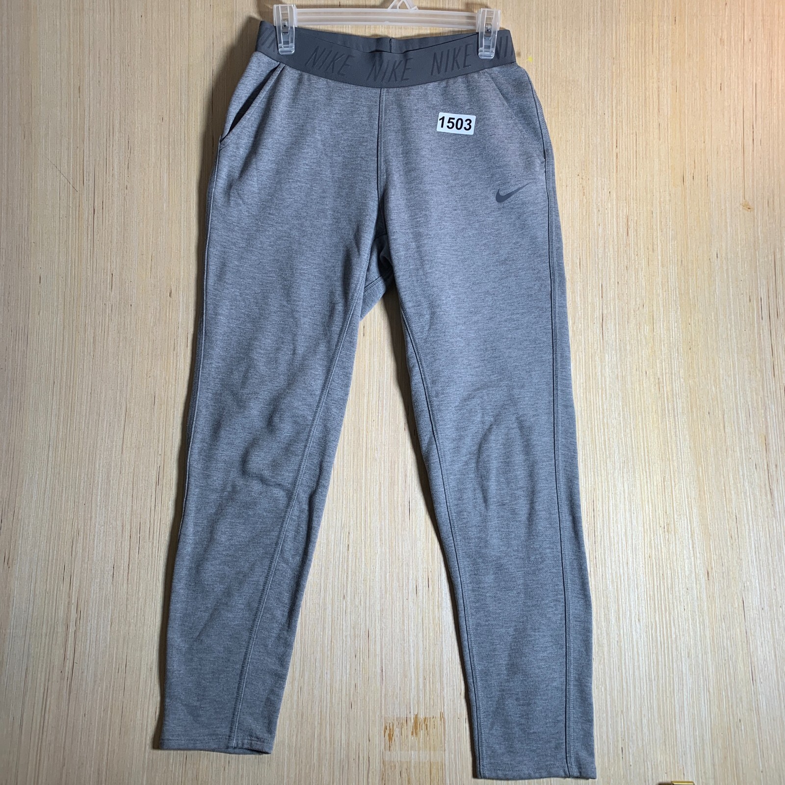 nike slim fit joggers womens grey