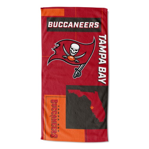 Пляжное полотенце Northwest NFL Tampa Bay Buccaneers State Line