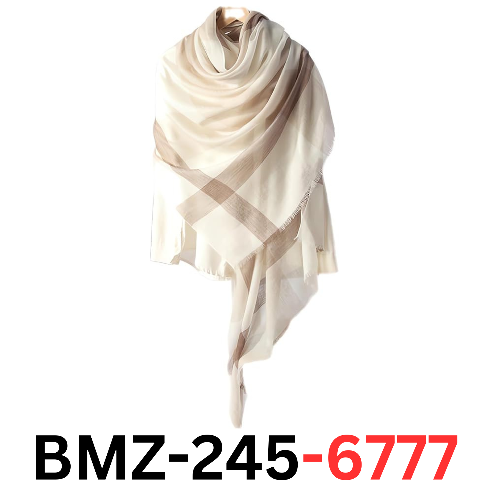 Cashmere-Soft Water-Soluble Wool Scarf Shawl - 200GSM Lightweight Pashmina Wrap