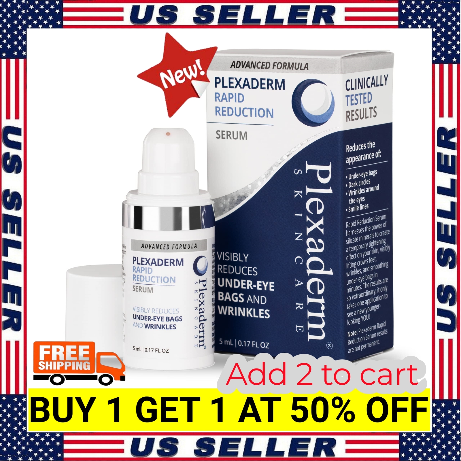 Rapid Reduction Eye Serum-Advanced Formula Anti-Aging Visibly Reduces Under-Eye