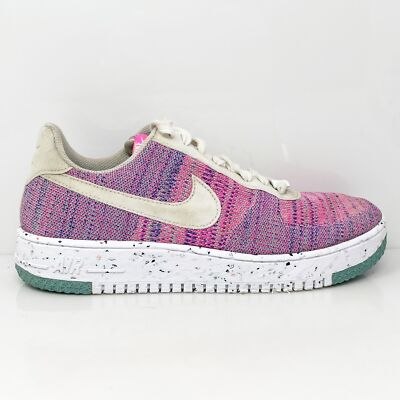 

Nike Womens Air Force 1 Crater Flyknit DC7273-500 Розовые повседневные кроссовки кроссовки 11, Розовый, Air Force 1 Crater Flyknit