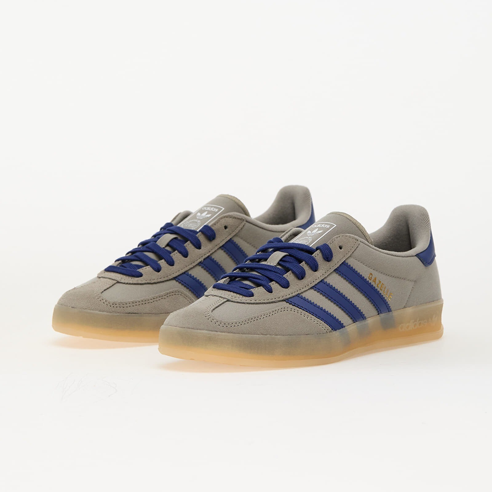 Adidas Originals Gazelle Indoor Silver Pebble JQ8390 Mens