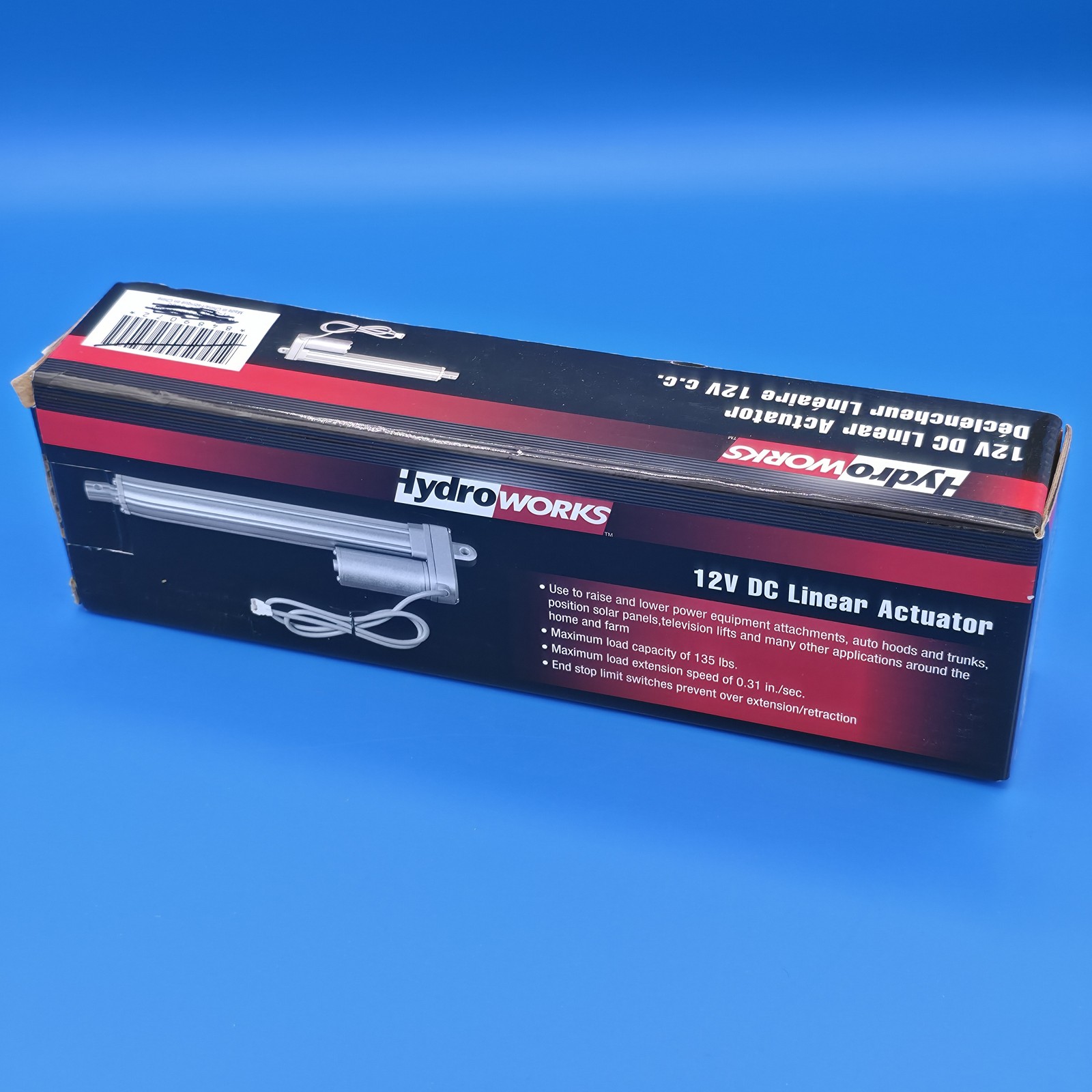 HydroWorks 12V DC Linear Actuator 6in & 10.12in Brand New in Box