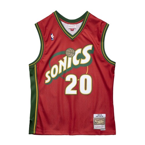 Мужская Mitchell & Ness NBA Swingman Jersey Seattle Supersonics 1999 Гэри Пэйтон