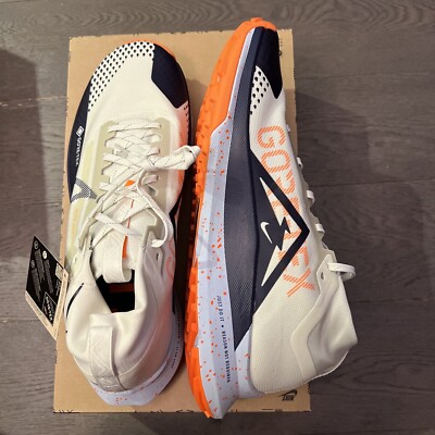 Nike React Pegasus Trail 4 GORE-TEX Sea Glass Total Orange DJ7926-004 Size 12.5