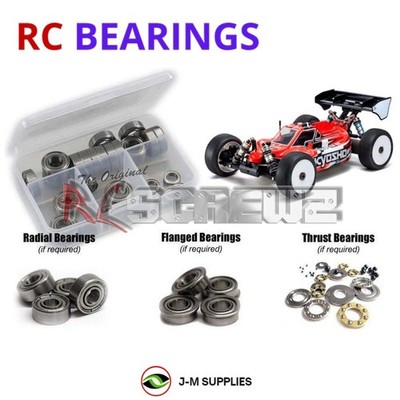 RCScrewZ Metal Shielded Bearings kyo181b for Kyosho MP9e Evo 1/8 (34105B) | SET