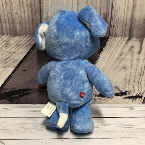 Rare Care Bear Cousins Loyal Heart Dog Blue Plush 2004 Stuffed Animal Toy (C3