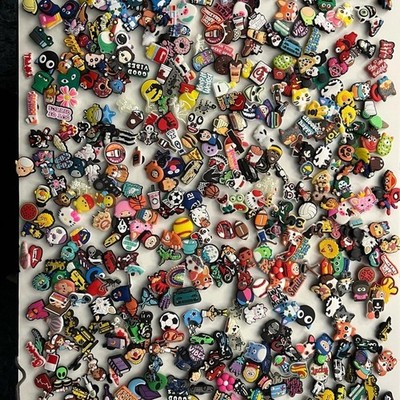 10 Pack Mystery Shoe Charms PVC Jibbitz Random Mix Croc Accessories