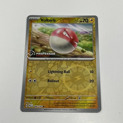 Pokémon TCG: Voltorb PROFESSOR PROGRAM Paldea Evolved 66/193