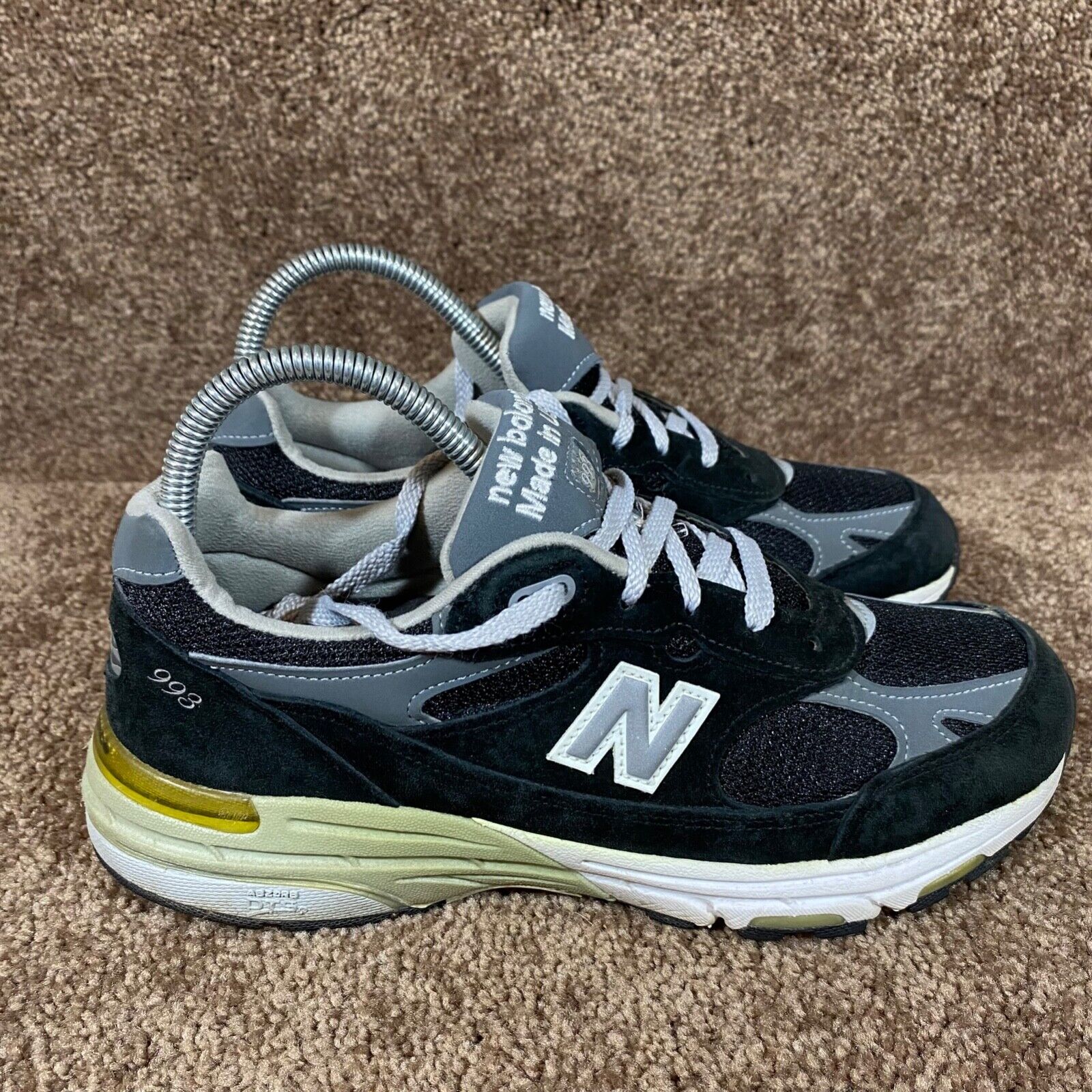 New Balance 993 Womens Size 8 2A Shoes Sneakers Black Grey New Balance 993 Womens Size 8 2A Shoes Sneakers Black Grey