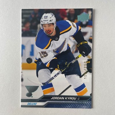 2023 Upper Deck Series 2 #405 Jordan Kyrou Deluxe 150/250