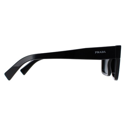 Pre-owned Prada Sunglasses Pr19ws 1ab5s0 Black Dark Gray