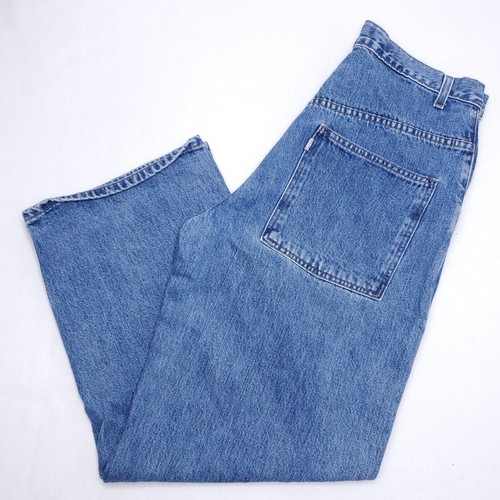 s Vintage Levi's Stovepipe SilverTab Blue Jeans Mens 33x30