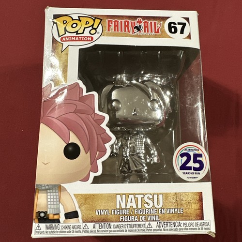 Funko Pop! Anime: Fairy Tail - Natsu (Silver Chrome) 889698422833