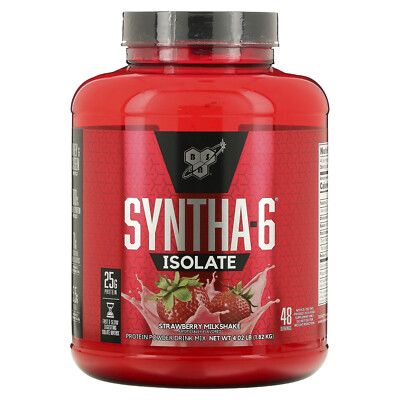 Syntha-6  Isolate, Protein Powder Drink Mix, Strawberry Milkshake, 4.02 lbs