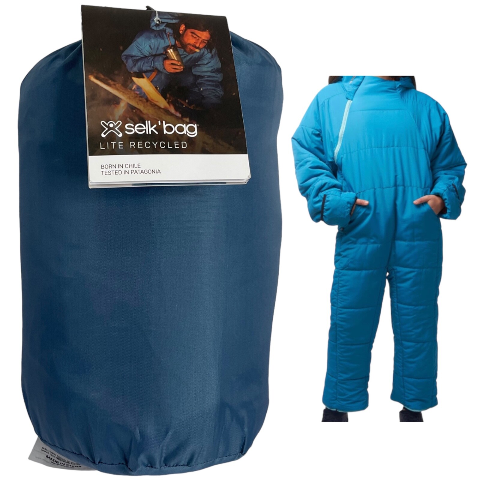着る寝袋　selk' bag Selk Bag Suit Wearable Sleeping Bag Sz S Up to 4'11” Outdoor Camp