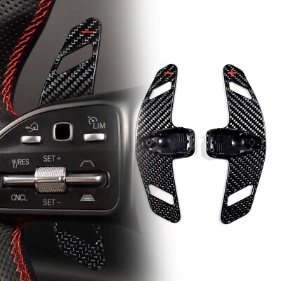 For Mercedes-Benz A B C E S G W205 W212 BRABUS AMG Carbon Fiber Paddle Shifter