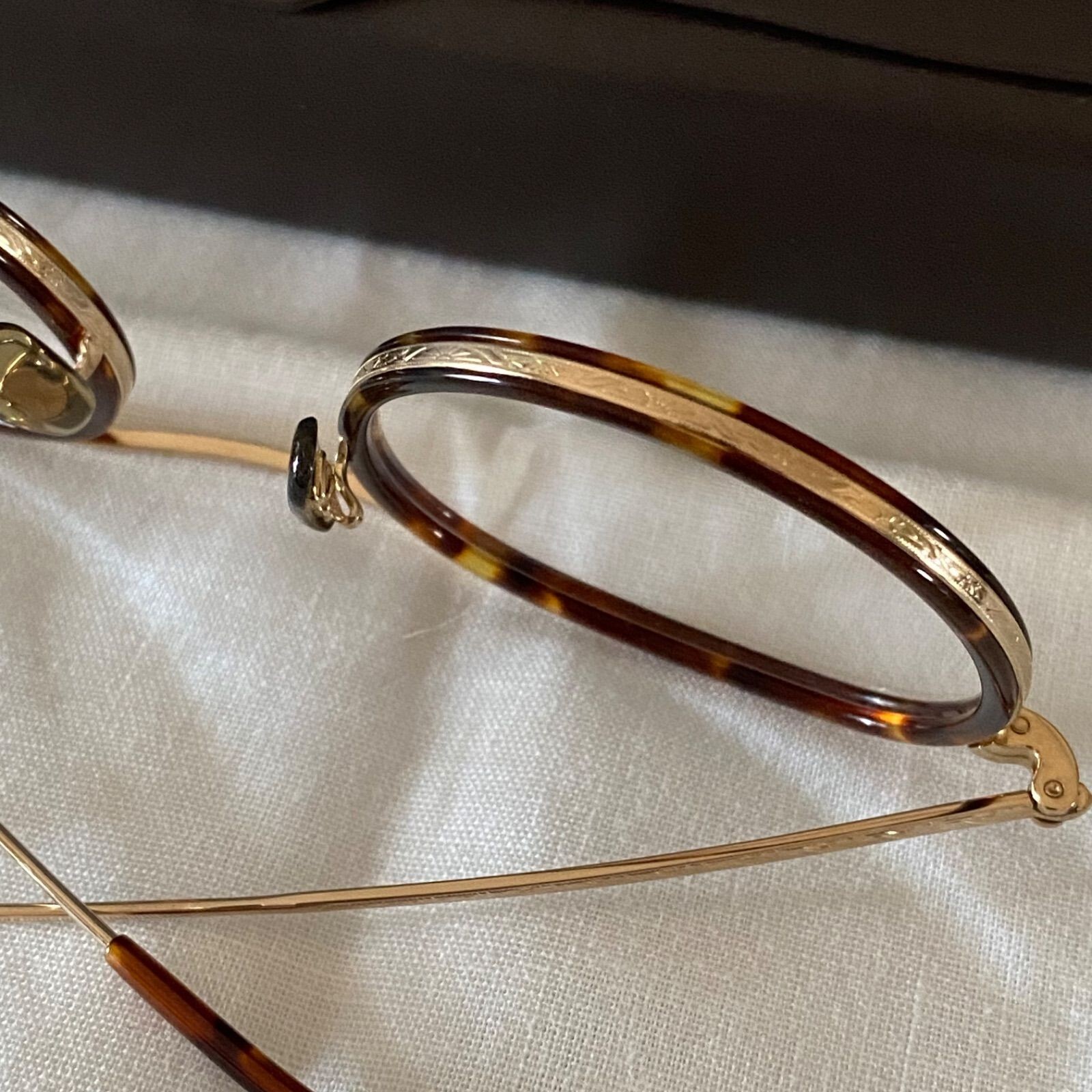 Pre-owned Oliver Peoples Mp-3-xl Sunglasses Tortoiseshell 46 □ 22 - 145 From Japan In Clear