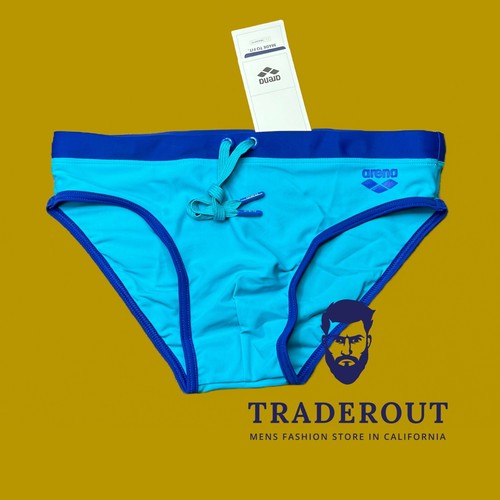 arena USA Swim Brief Navy 男性用競泳水着/ 競パン 紺 Arena men navy space blue iconic Swim Brief bikini swimwear