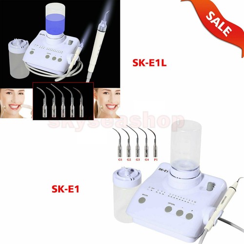 Dental Ultrasonic Scaler (LED) Handpiece 2 Bottles fit Cavitron EMS Woodpecker