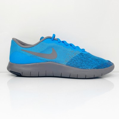 Nike Boys Flex Contact 917932-403 Синие кроссовки для бега, размер 7 лет