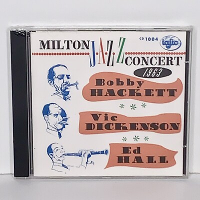 Factory Sealed Milton Jazz Concert CD Bobby Hackett Vic Dickenson Ed Hall