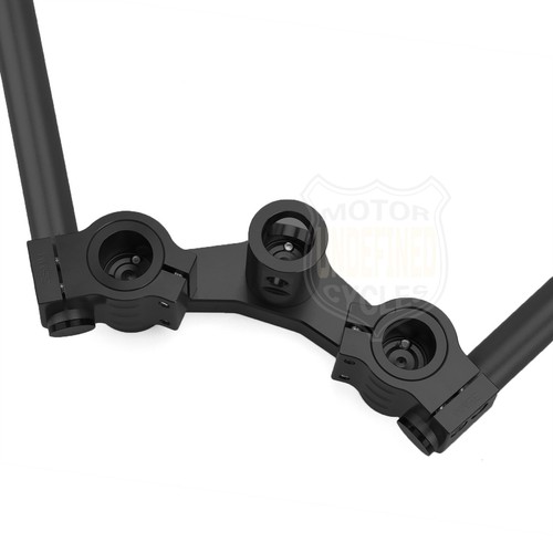 Black CNC Handle Bars Modified Parts For Honda Zoomer Ruckus 50