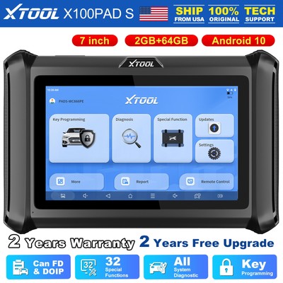XTOOL X100PAD S Full Systems Scanner CAN FD DOIP K*ey Programming 32+ Service 